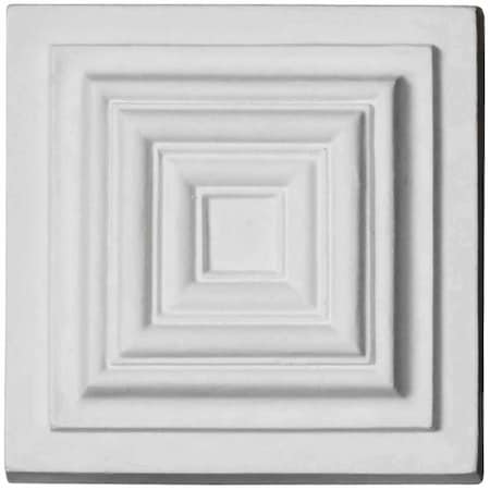 Ekena Millwork 4 3/8"W x 4 3/8"H x 1 1/4"P Leandros Rosette ROS05X05LE